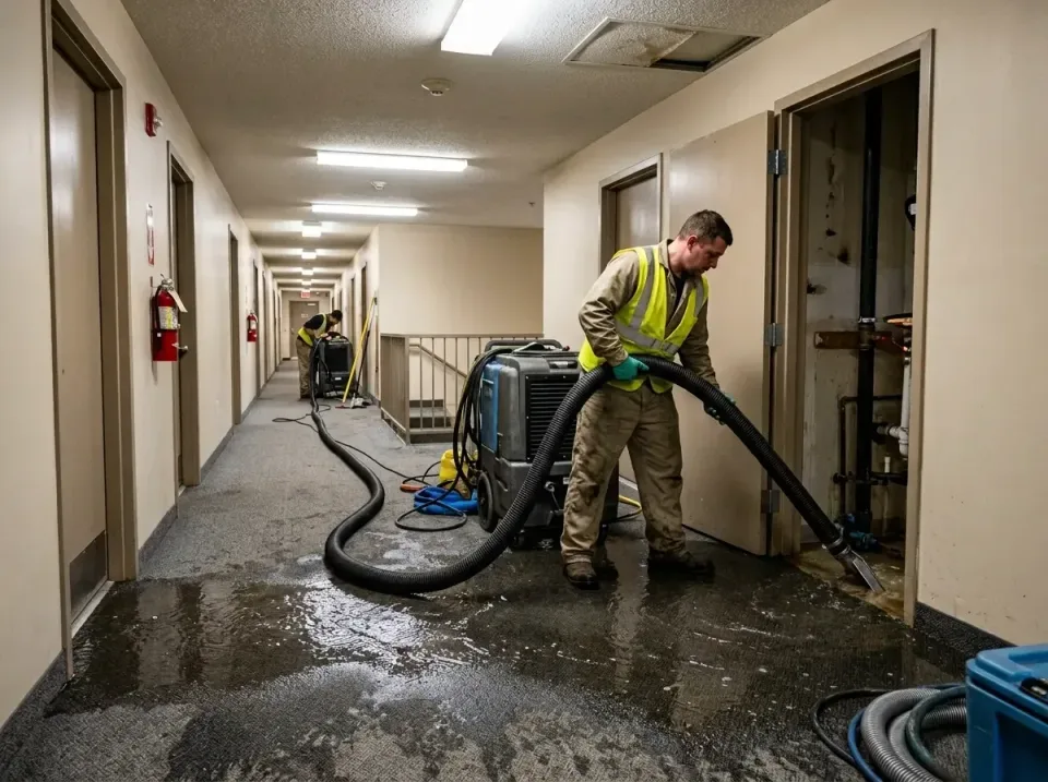 multi-unit-apartment-hallway-f-005 — frequently asked questions, Emergency Burst Pipe Water Extraction & Removal in Nederlan…
